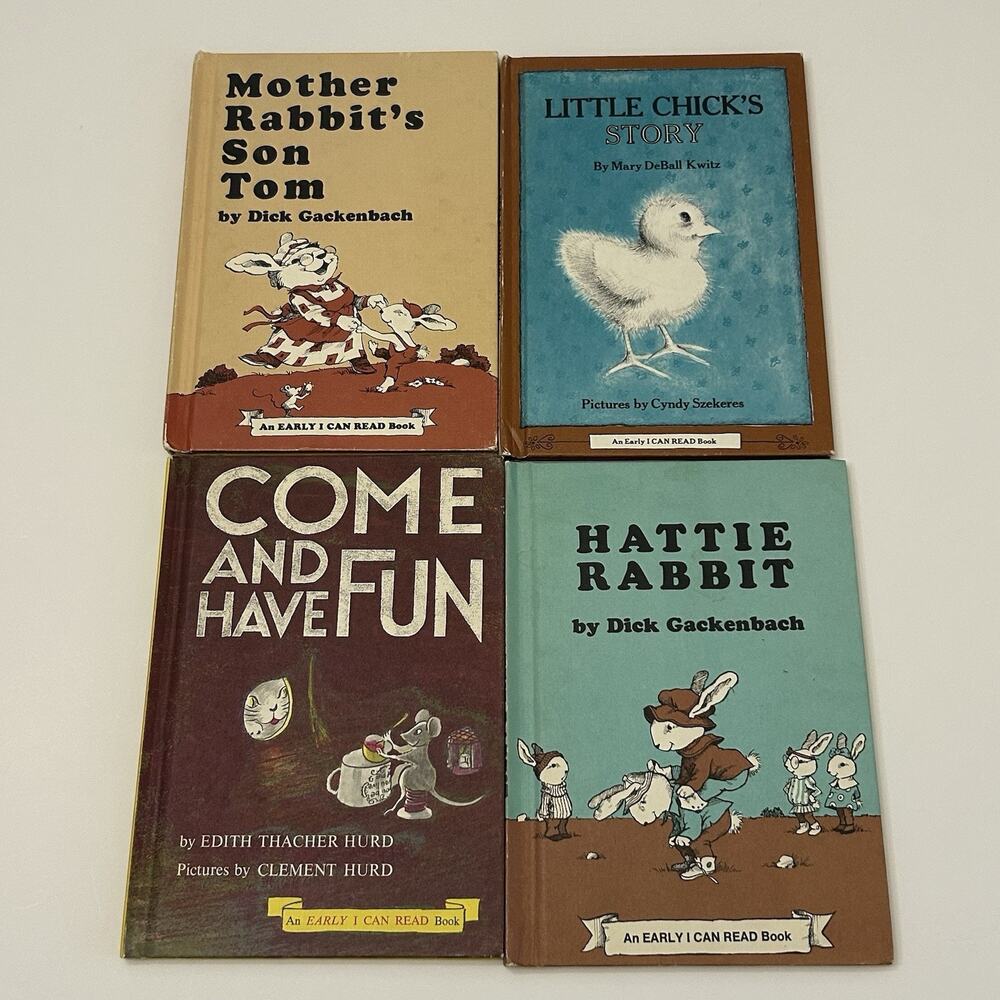 An Early I Can Read Books Harper and Row 60s and 70’s Vintage Lot of 4